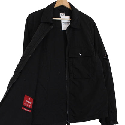 CP Company Black Chrome Nylon Lens Overshirt Jacket