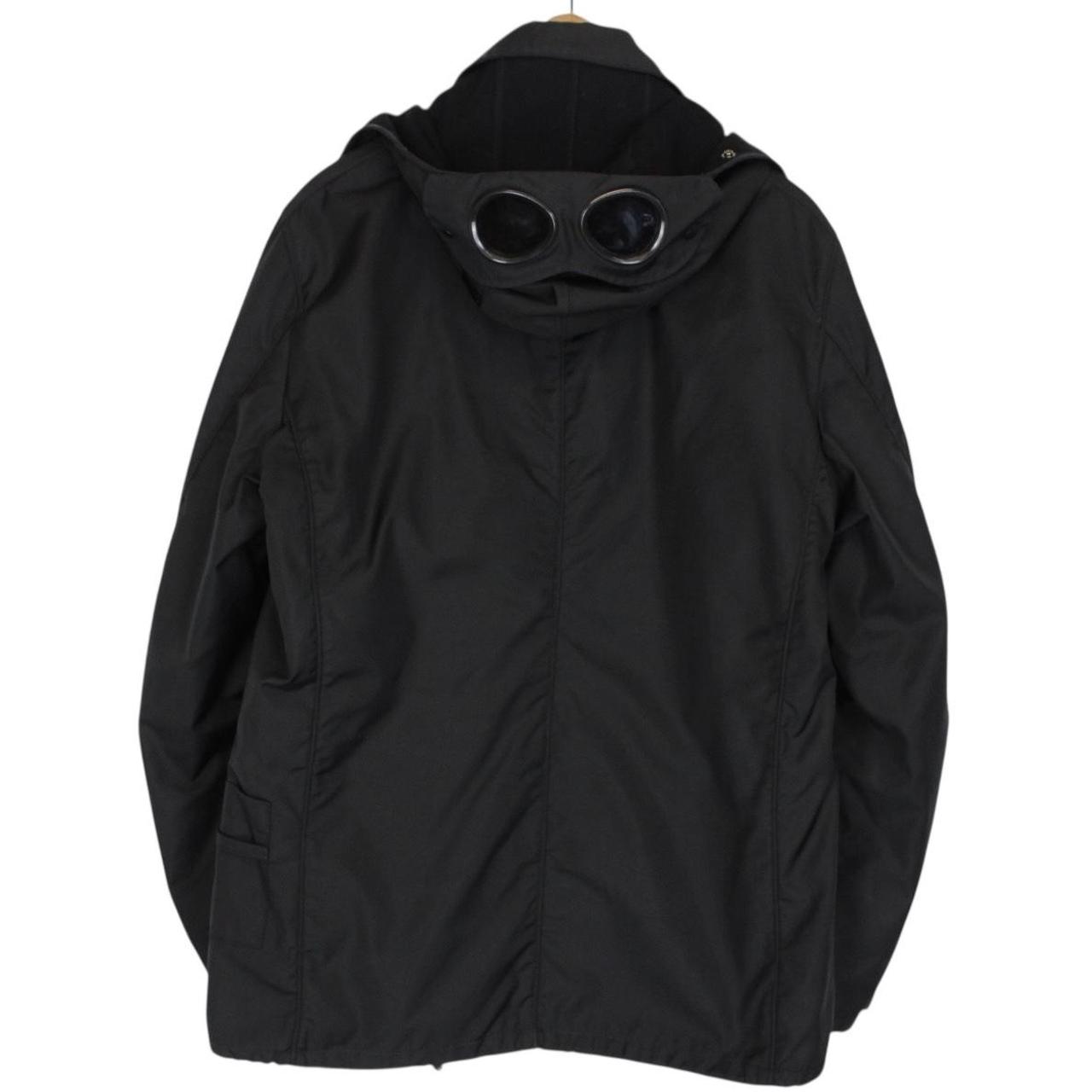 Vintage CP Company AW 2008 Black Full Zip Dynafil Mille Miglia Goggle Jacket