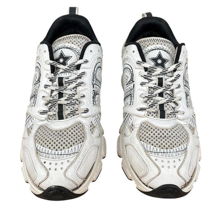 Dior Chromo White and Grey Mesh Trainers
