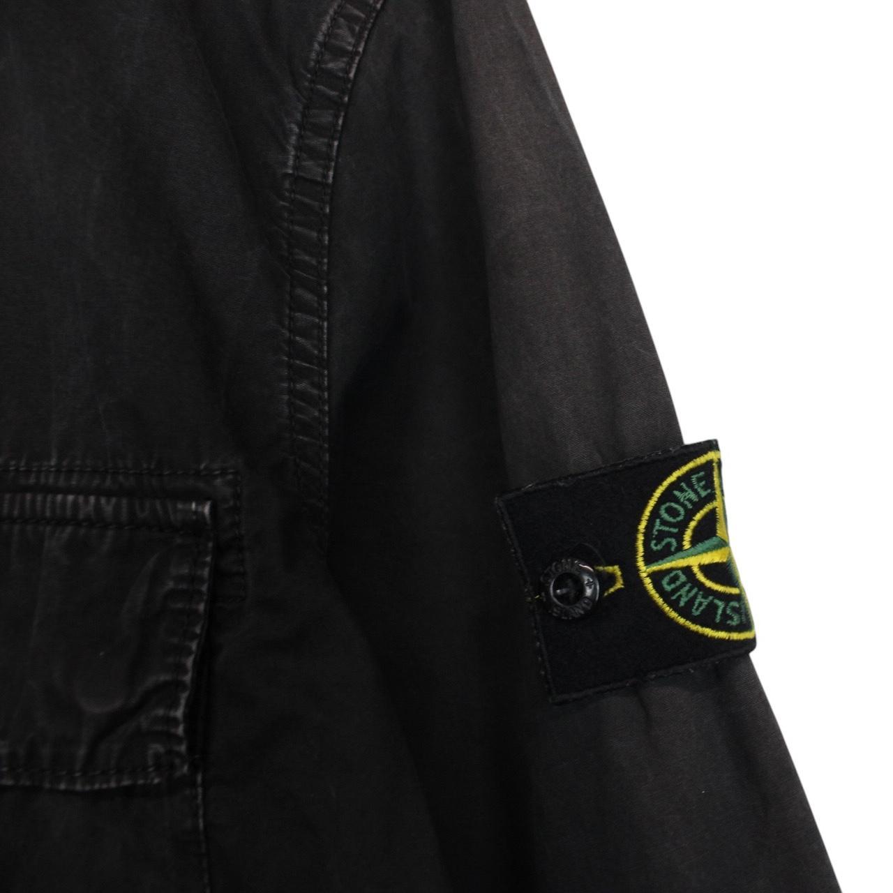 Stone Island AW 2019 Black Full Zip Cotton Overshirt Jacket