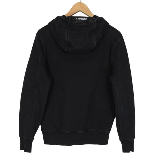 CP Company Black Cotton Lens Hoodie Jumper