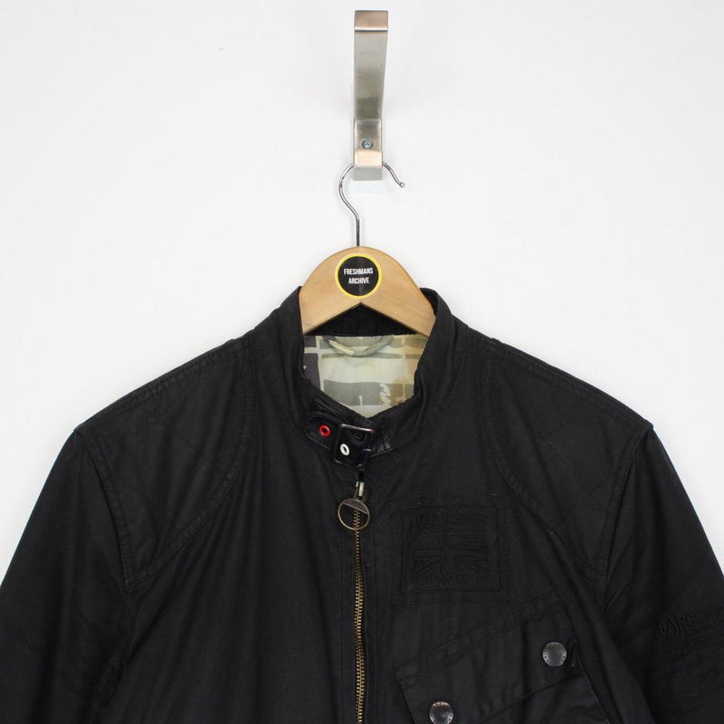 Barbour International Steve McQueen Black Wax Jacket