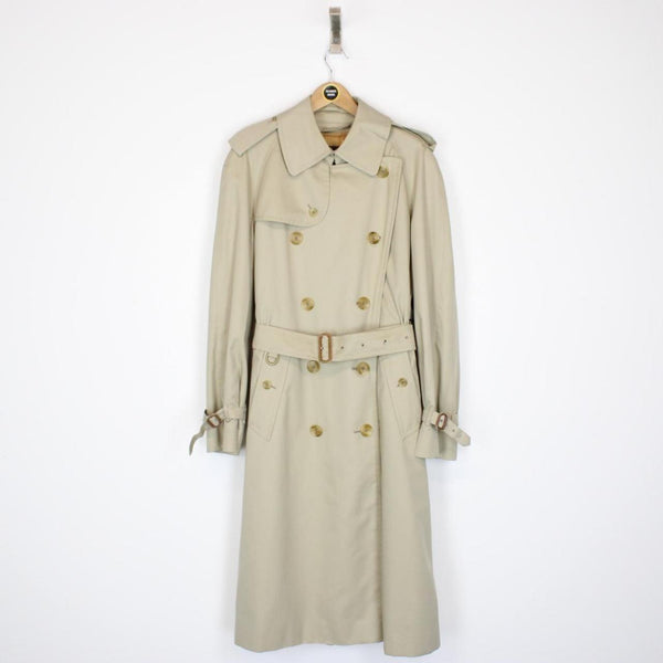Burberry Pre-Owned 1990s Long Trench Coat | Neutrals | FARFETCH