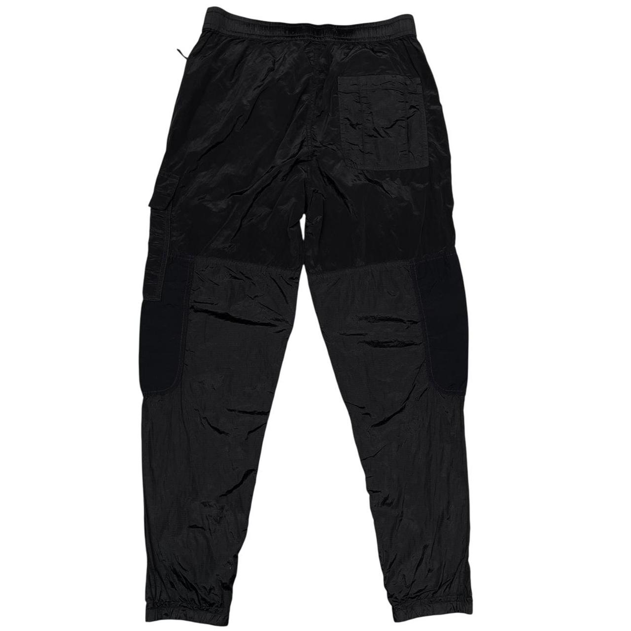 Stone Island SS 2019 Black RE-T Fit Nylon Cargo Trousers