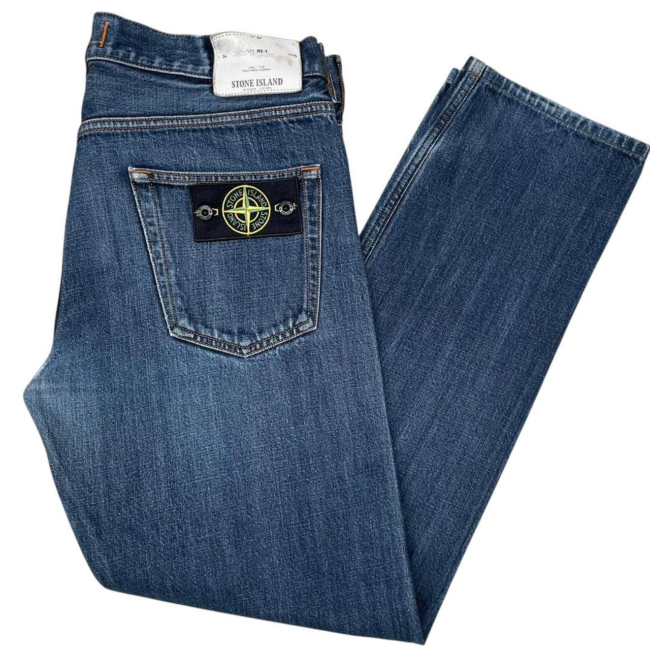 Stone Island SS 2013 Navy Blue RE-T Fit Denim Jeans