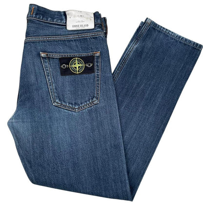 Stone Island SS 2013 Navy Blue RE-T Fit Denim Jeans