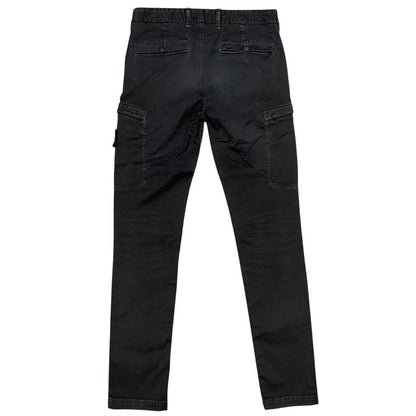 Stone Island AW 2020 Black Skinny Fit Cargo Trousers
