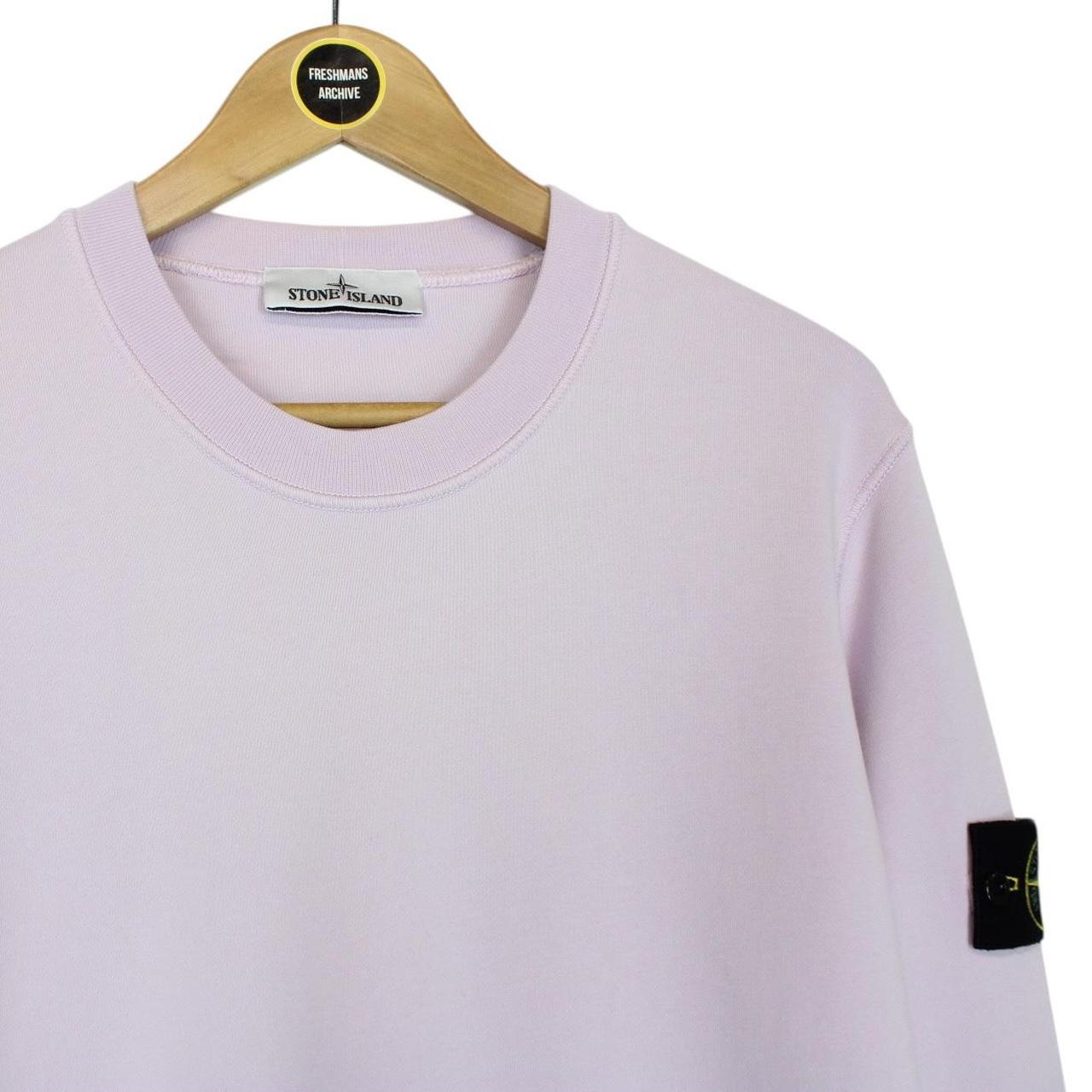 Stone Island SS 2022 Pink Cotton Sweatshirt Jumper