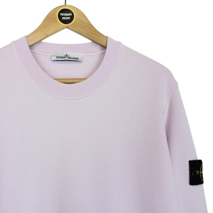 Stone Island SS 2022 Pink Cotton Sweatshirt Jumper