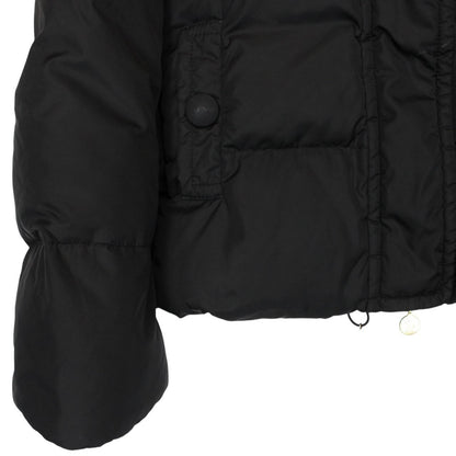 Moncler Amaryllis Black Full Zip Hooded Down Jacket