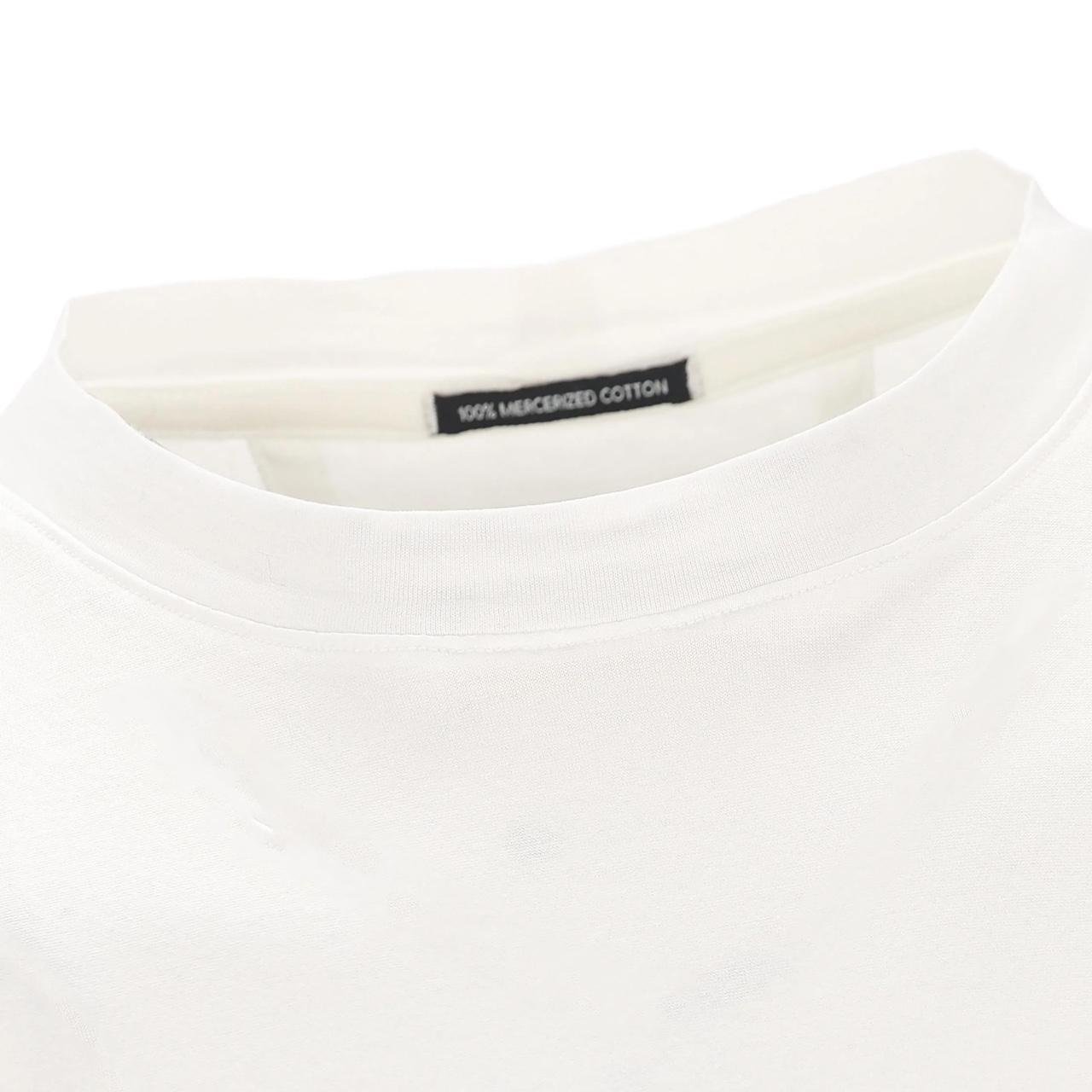 CP Company White 70/2 Logo Print Cotton Short Sleeve T-Shirt