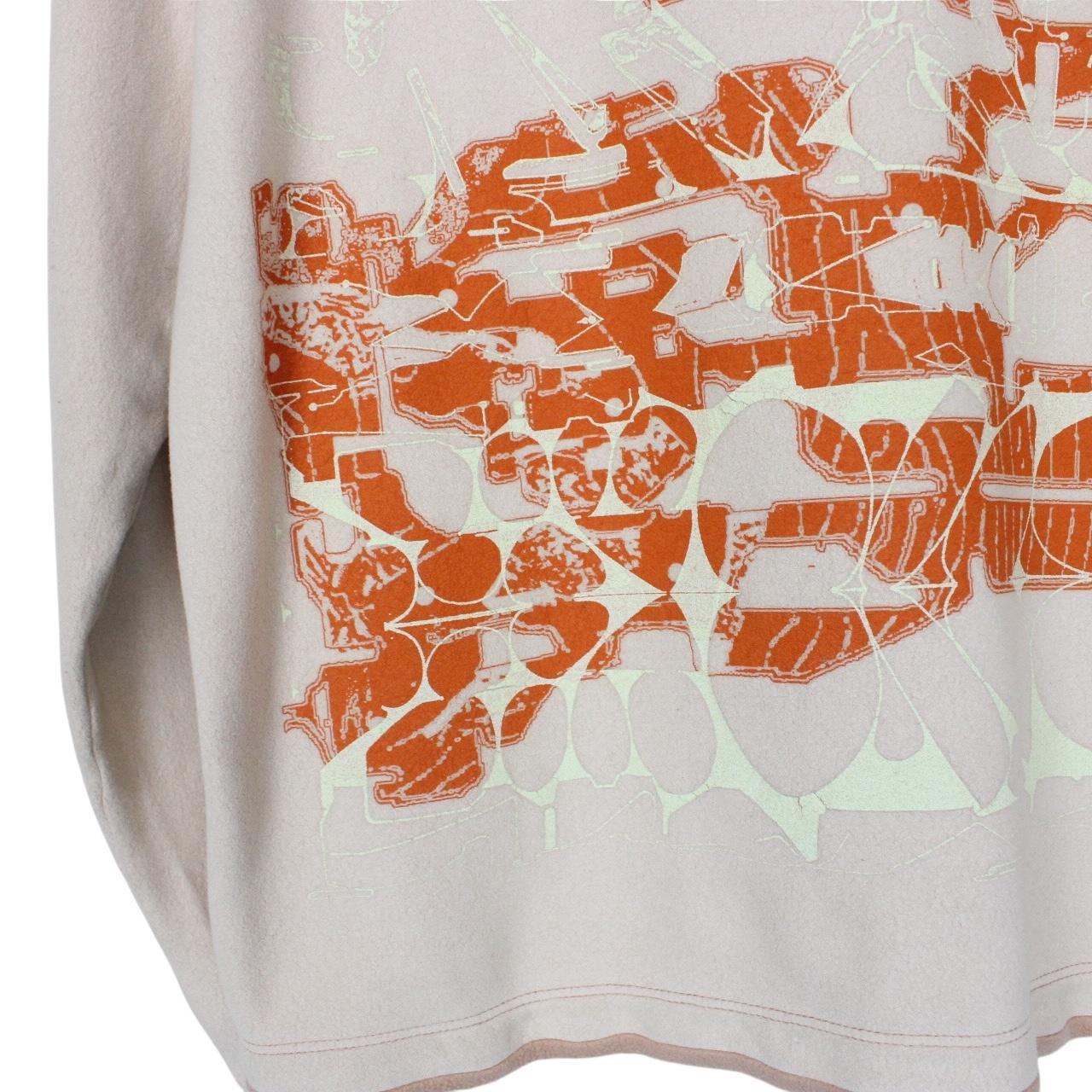 Stone Island Shadow Project AW 2022 Beige Back Logo Fleece Hoodie Jumper