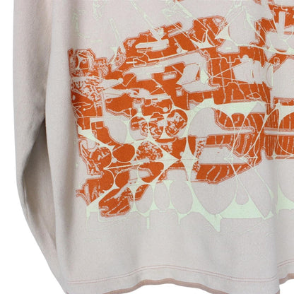 Stone Island Shadow Project AW 2022 Beige Back Logo Fleece Hoodie Jumper