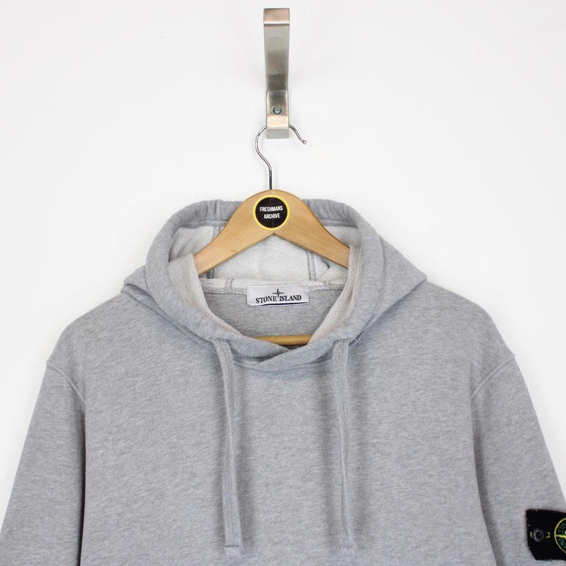 Stone Island AW 2022 Grey Cotton Hoodie Jumper