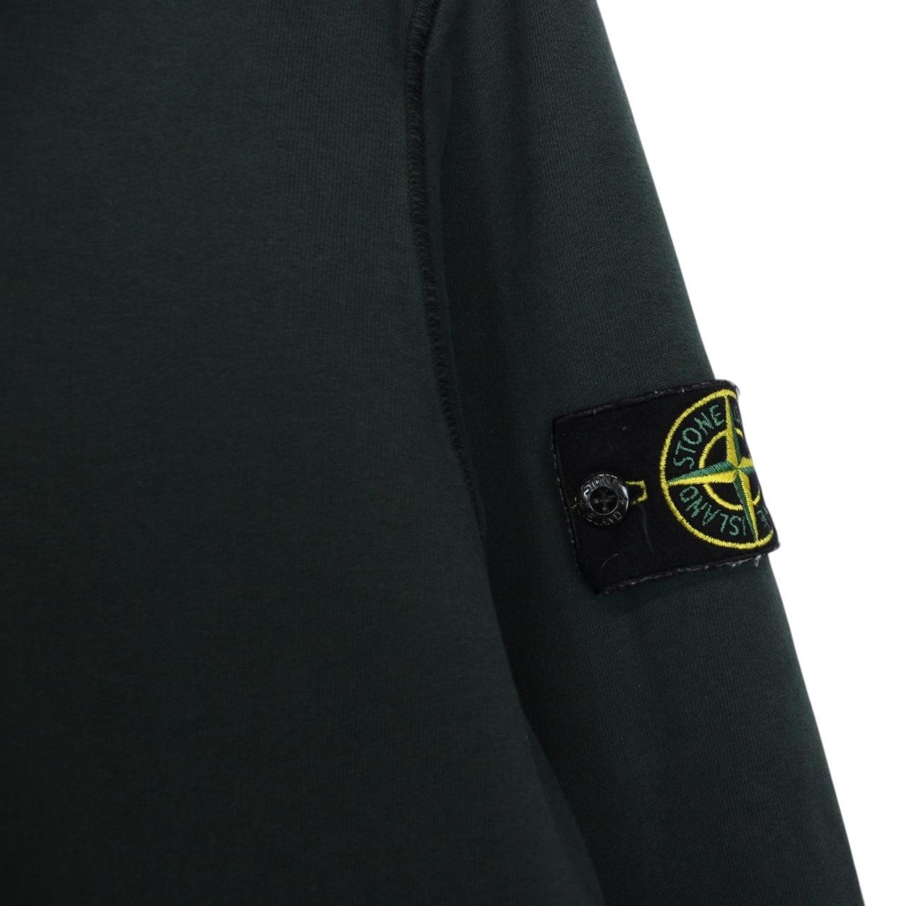 Stone Island AW 2022 Dark Green Cotton Sweatshirt Jumper
