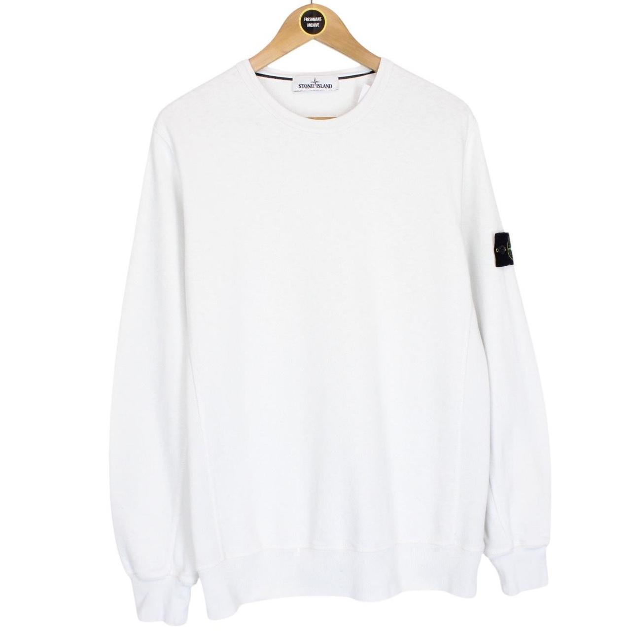 Stone Island SS 2017 White Cotton Sweatshirt Jumper