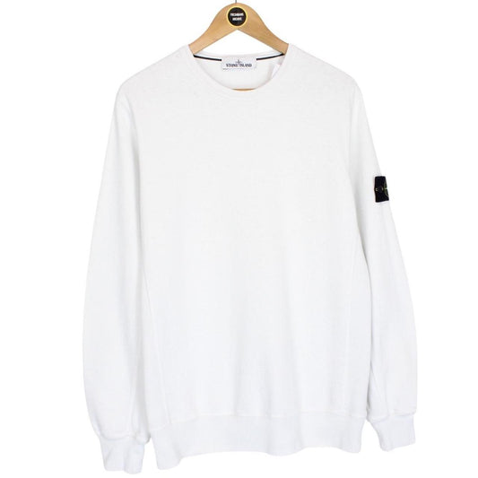 Stone Island SS 2017 White Cotton Sweatshirt Jumper