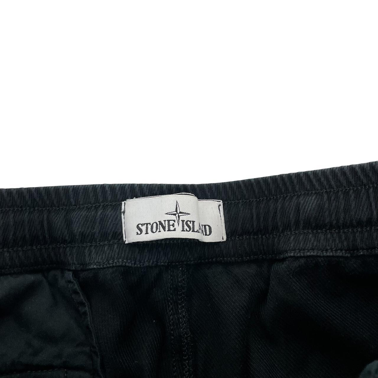 Stone Island AW 2021 Black RE-T Fit Cargo Trousers