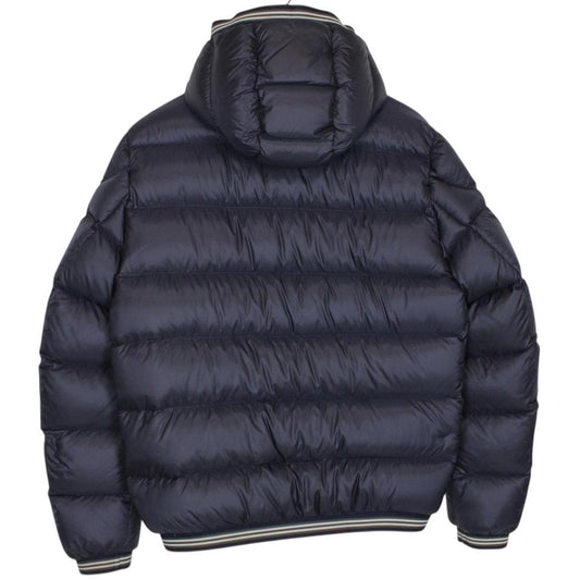 Moncler Jeanbart Navy Blue Full Zip Hooded Down Jacket