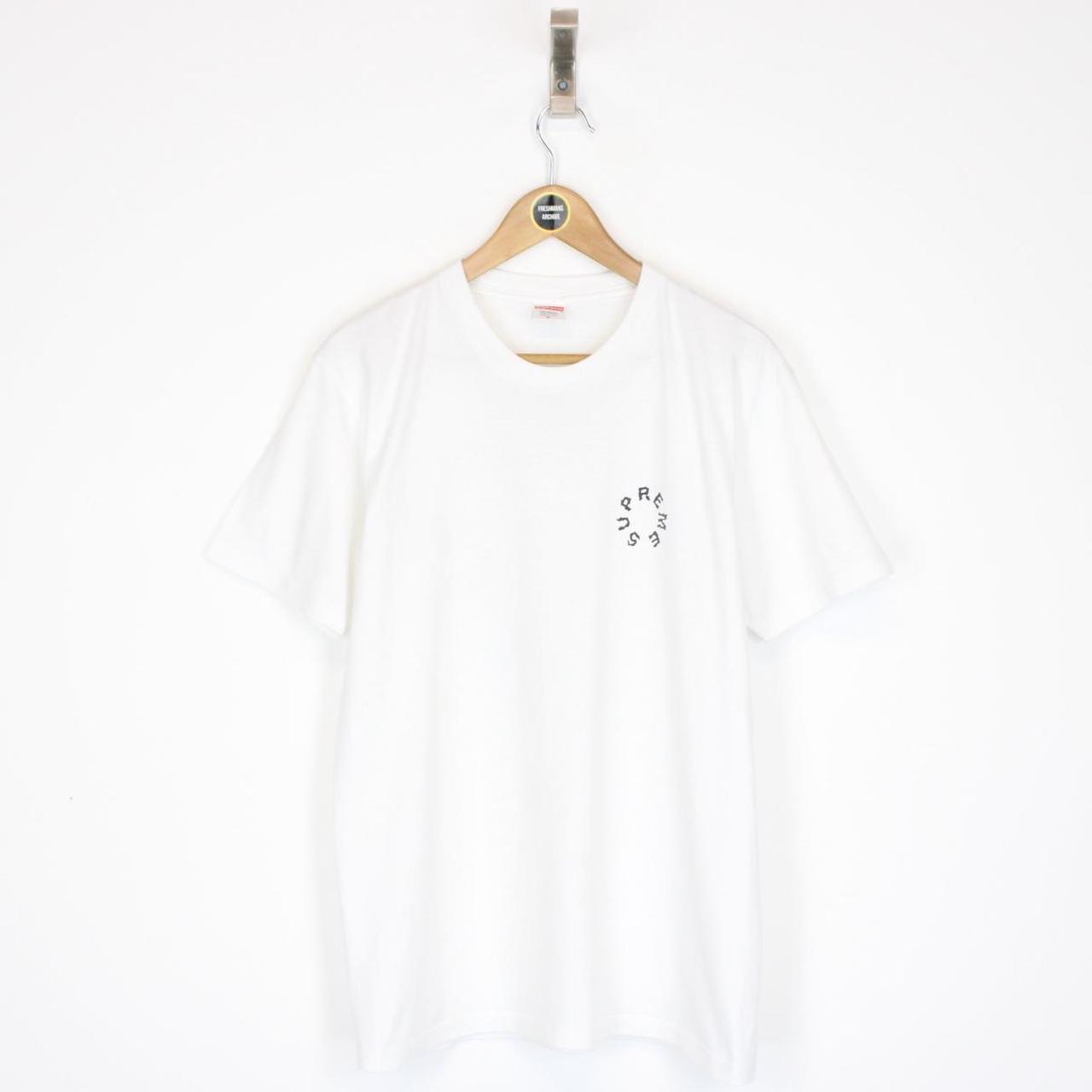 Supreme 2020 Marble White and Multicoloured Short Sleeve T-Shirt