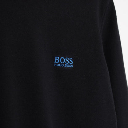 Hugo Boss Black and Blue Cotton Knit Jumper