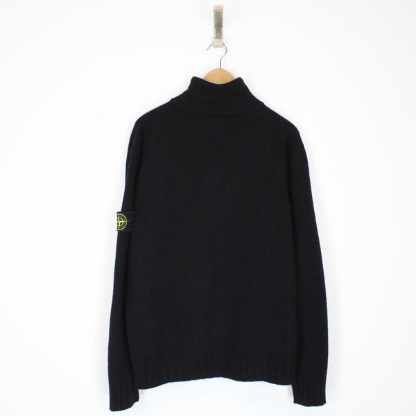 Vintage Stone Island AW 2006 Black Wool Knit Jumper