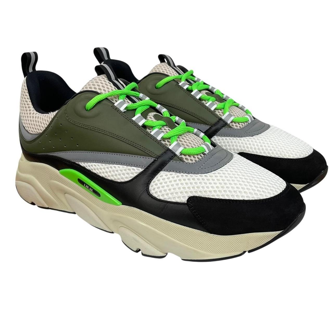 Dior B22 Khaki Pistachio Trainers