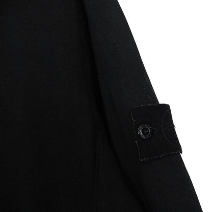 Stone Island Ghost SS 2023 Black Cotton Hoodie Jumper