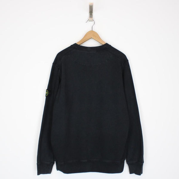 Stone Island AW 2021 Black Cotton Sweatshirt Jumper
