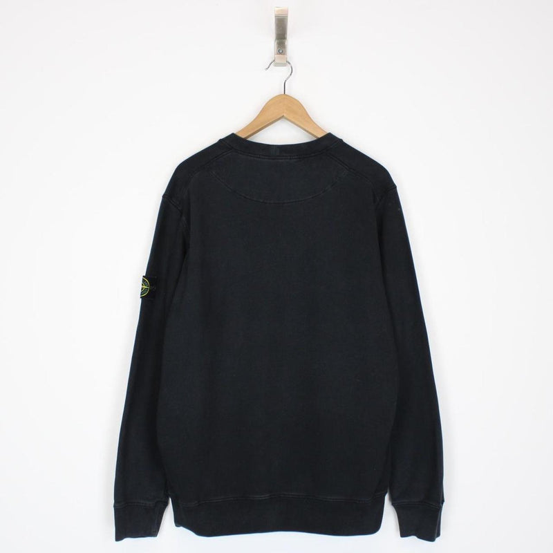 Stone Island AW 2021 Black Cotton Sweatshirt Jumper