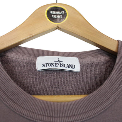 Stone Island AW 2016 Mauve Pink Cotton Sweatshirt Jumper