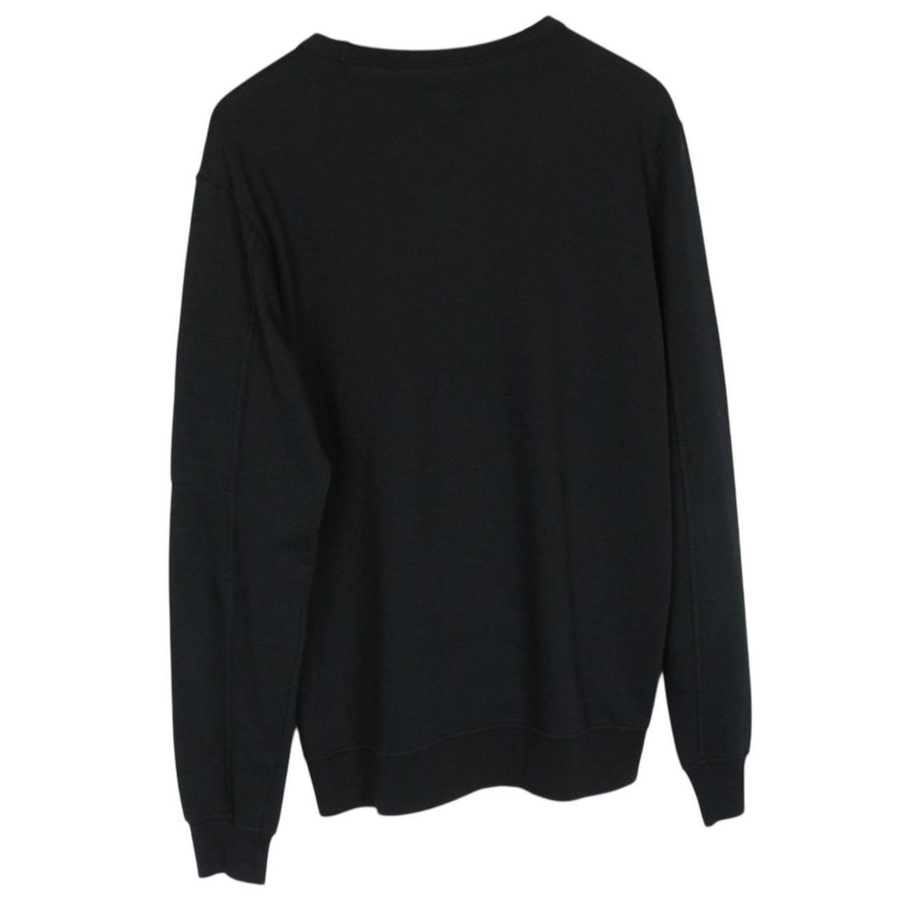 CP Company Black Goggle Lens Cotton Sweatshirt Jumper