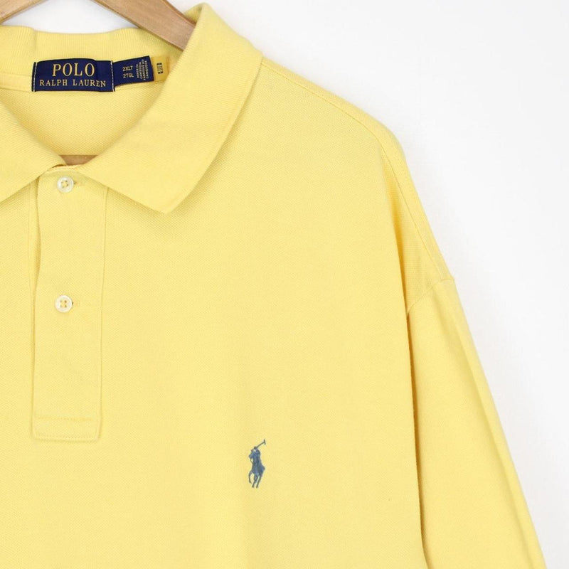 Polo Ralph Lauren Yellow Short Sleeve Cotton Polo Shirt