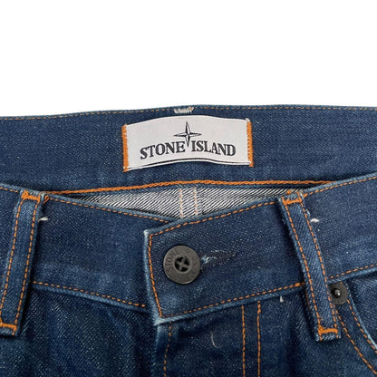 Stone Island SS 2014 Navy Blue RE-T Fit Denim Jeans