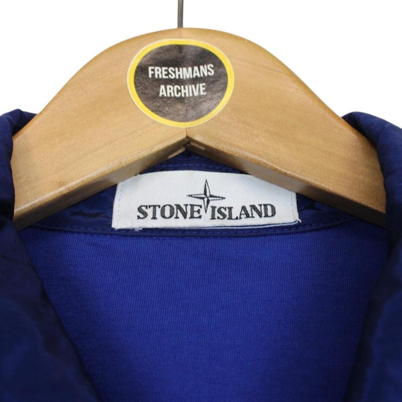 Stone Island AW 2017 Blue Full Zip Nylon Metal Overshirt Jacket