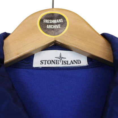 Stone Island AW 2017 Blue Full Zip Nylon Metal Overshirt Jacket