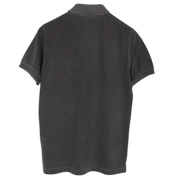 Stone Island SS 2021 Dark Grey Short Sleeve Compass Cotton Polo Shirt