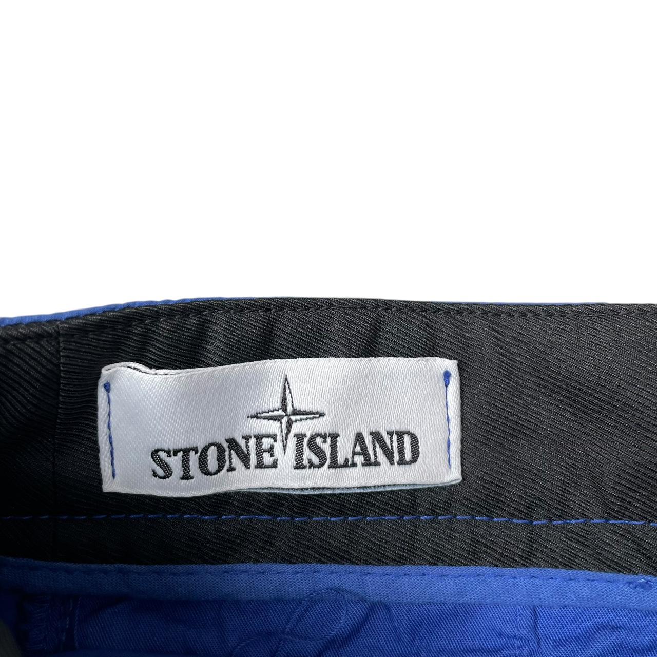 Stone Island SS 2019 Blue Bermuda Cotton Cargo Shorts