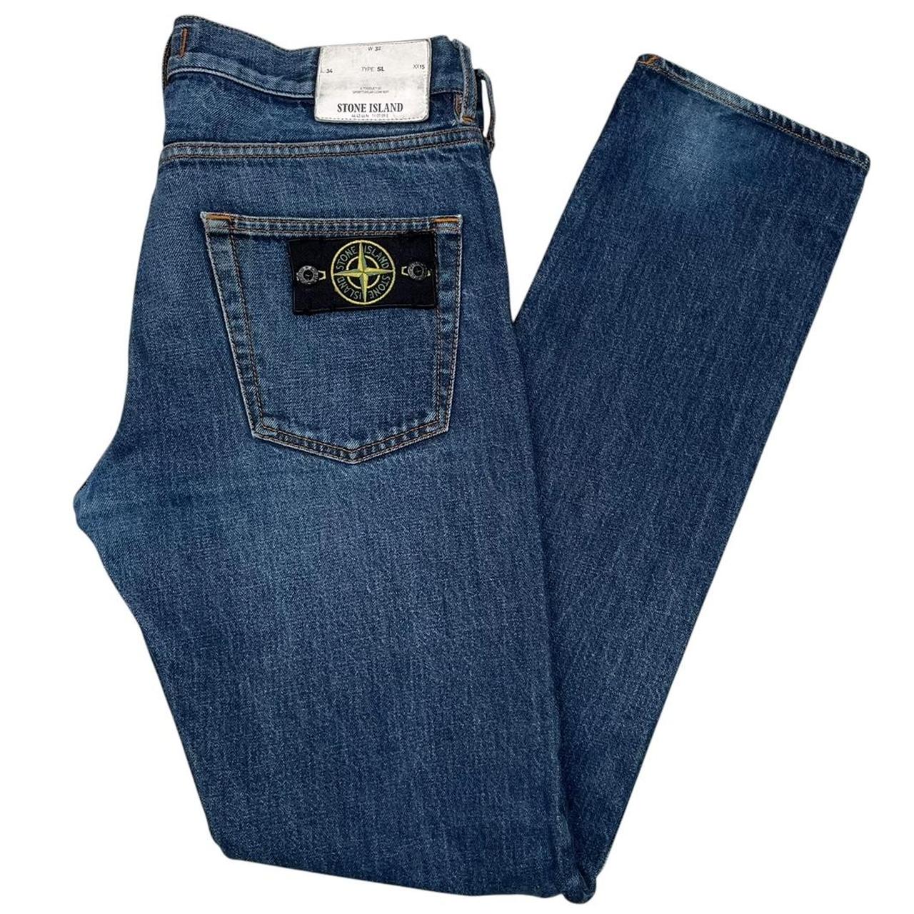 Stone Island AW 2016 Blue Slim Fit Denim Jeans