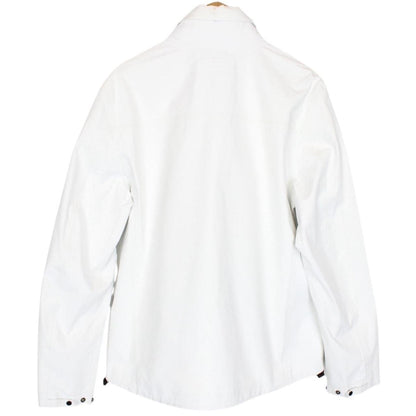 CP Company White T-Mack Full Zip Waterproof Lens Jacket
