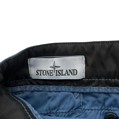 Stone Island SS 2022 Blue RE-T Fit Cargo Trousers