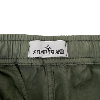 Stone Island AW 2021 Green RE-T Fit Cargo Trousers