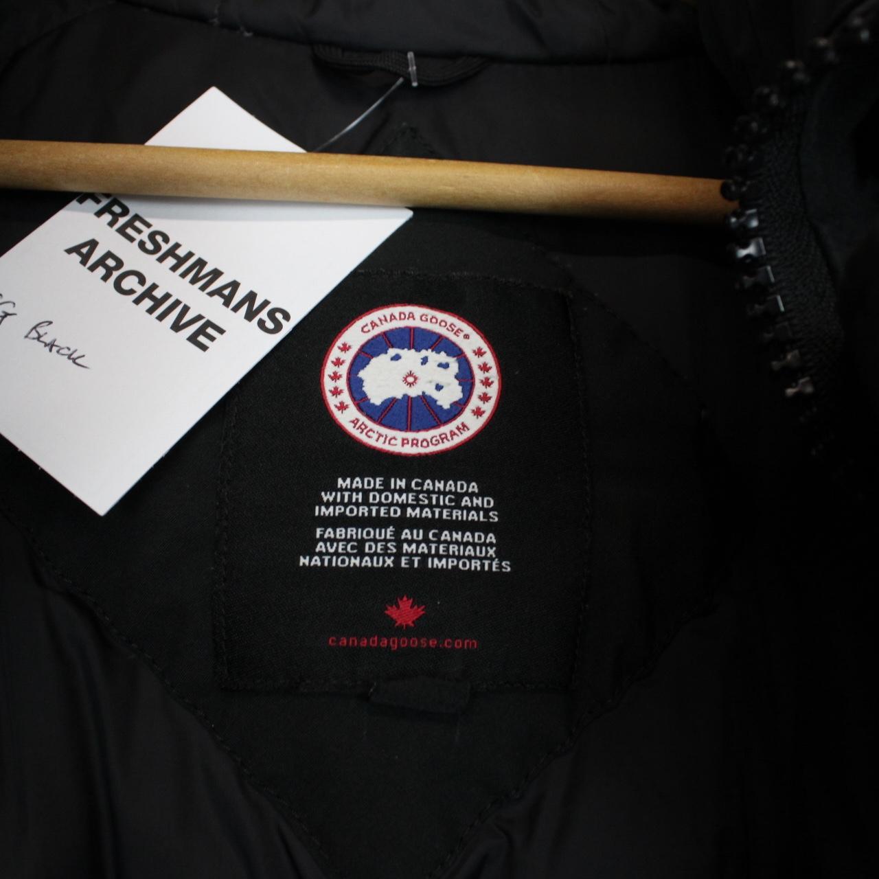 Canada Goose Black Chilliwack Bomber Down Jacket with Fur Trim
