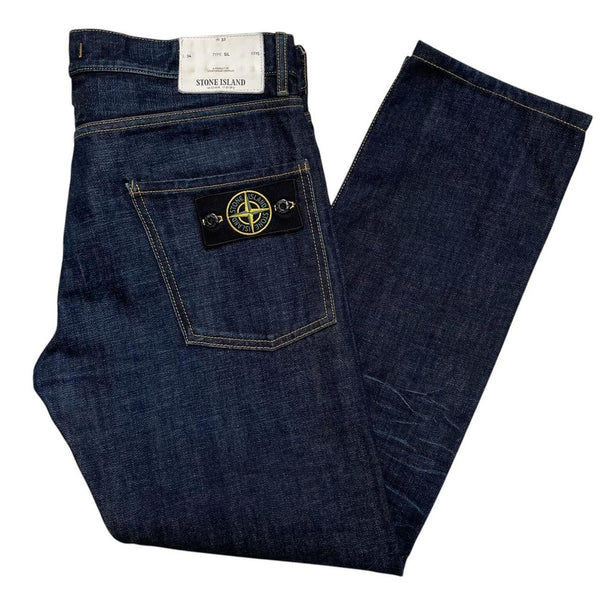 Stone Island SS 2011 Navy Blue Slim Fit Denim Jeans