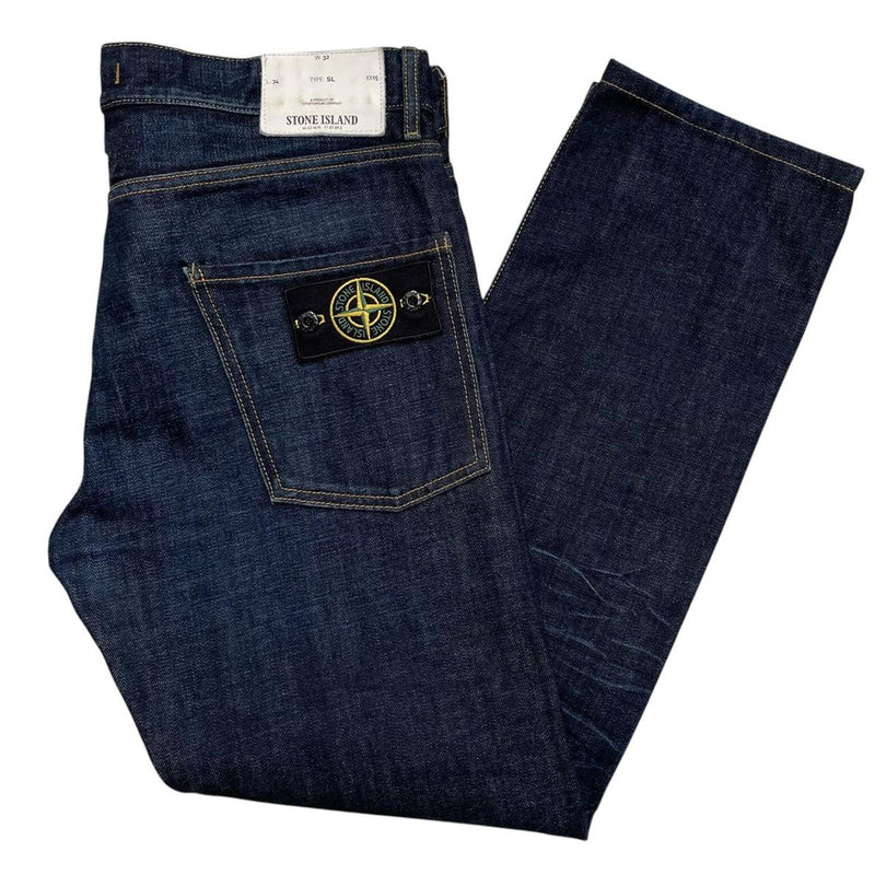 Stone Island SS 2011 Navy Blue Slim Fit Denim Jeans