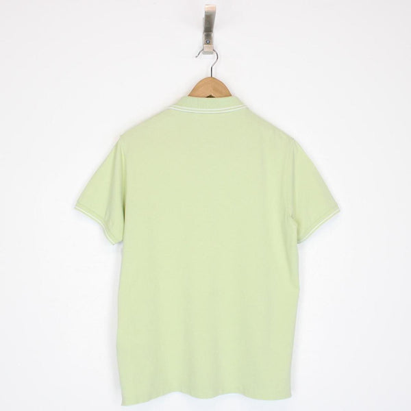 Stone Island Green Short Sleeve Compass Cotton Polo Shirt