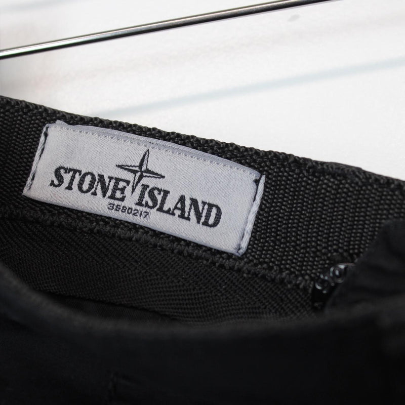 Stone Island SS 2013 Black Bermuda Cotton Cargo Shorts