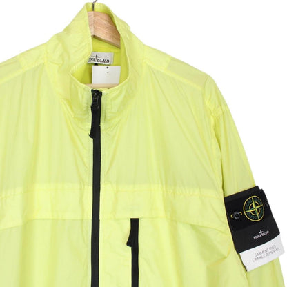 Stone Island SS 2024 Yellow Garment Dyed Crinke Reps R-NY Full Zip Jacket