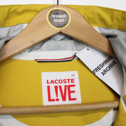 Lacoste Live Yellow Full Zip Waterproof Hooded Jacket