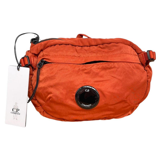 CP Company Orange Nylon Lens Crossbody Bag